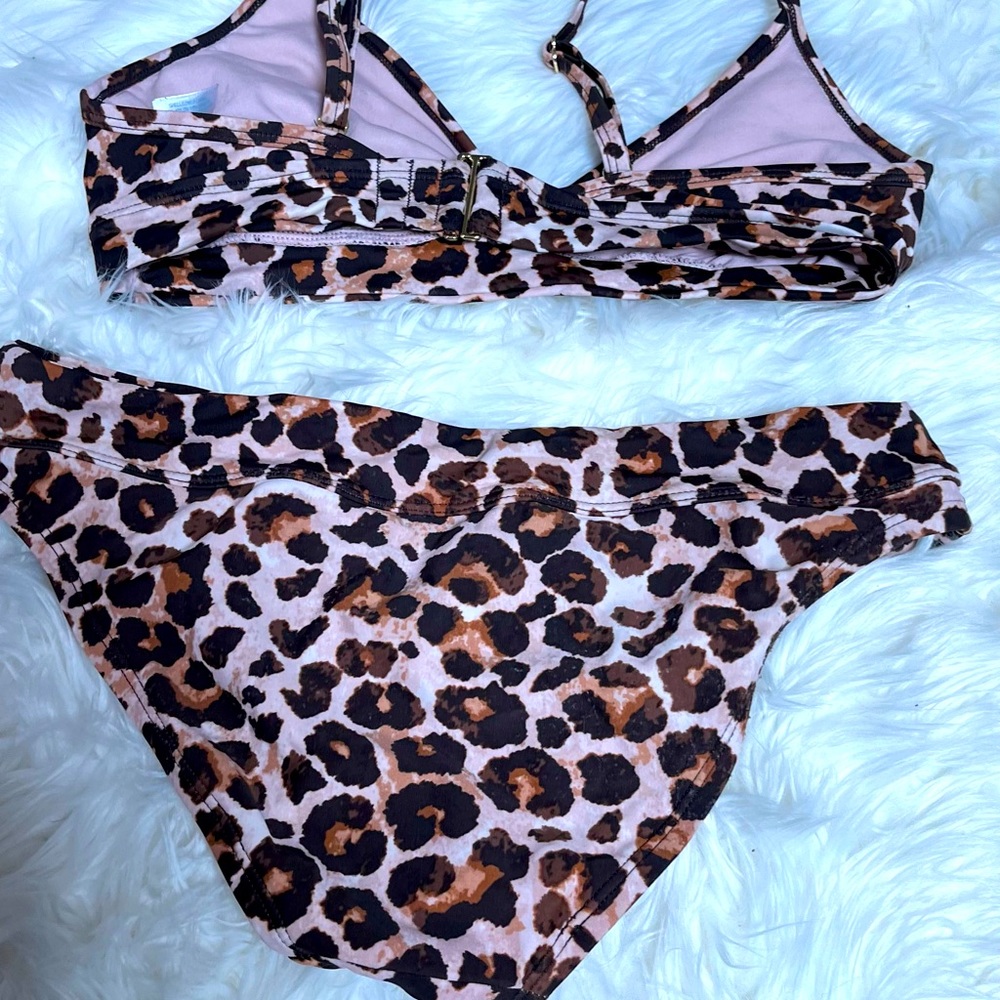 Kona Sol Animal Print Small Bikini from Target Worn Twice